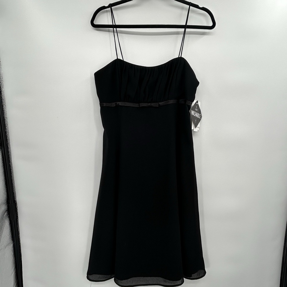VTG K & Company  2 Piece Y2K Dress & Sweater Size 10 Black Empire Waist Coquette